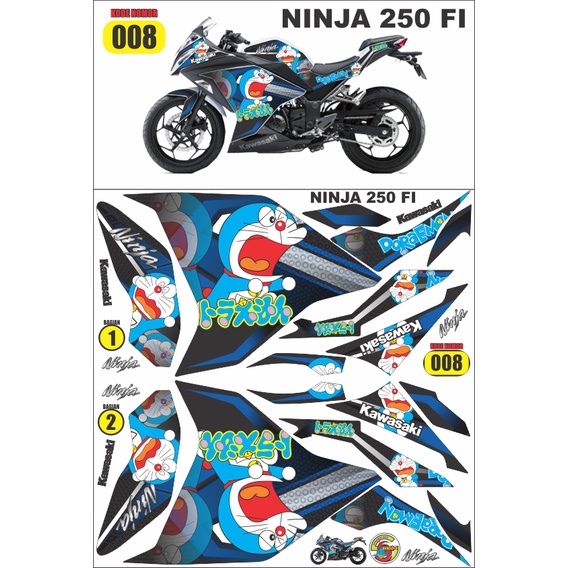striping Ninja 250 Fi / decal Ninja 250 Fi / variasi Ninja 250 Fi