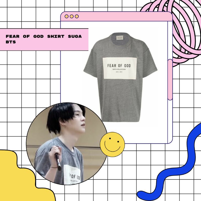 BTS SUGA FEAR OF GOD T-SHIRT UNISEX