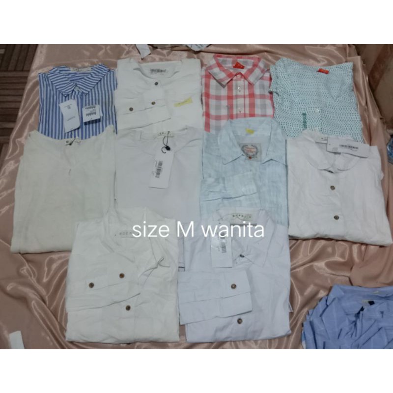 Reject Minor Kemeja / Blouse Wanita Merk Roepi Gap Erigo