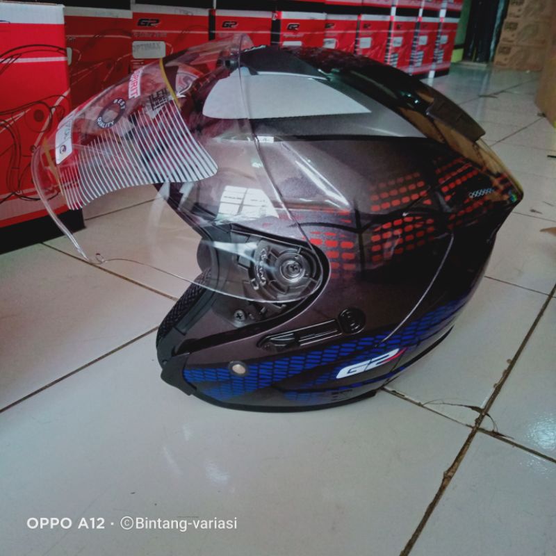 helm g2 optimax motif spider gunmet blue