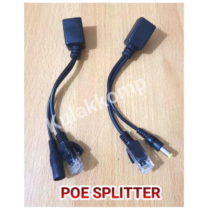 Jual Kabel Poe Splitter Cctv Network Compatible Ip Camera Poe Cable Lan Shopee Indonesia