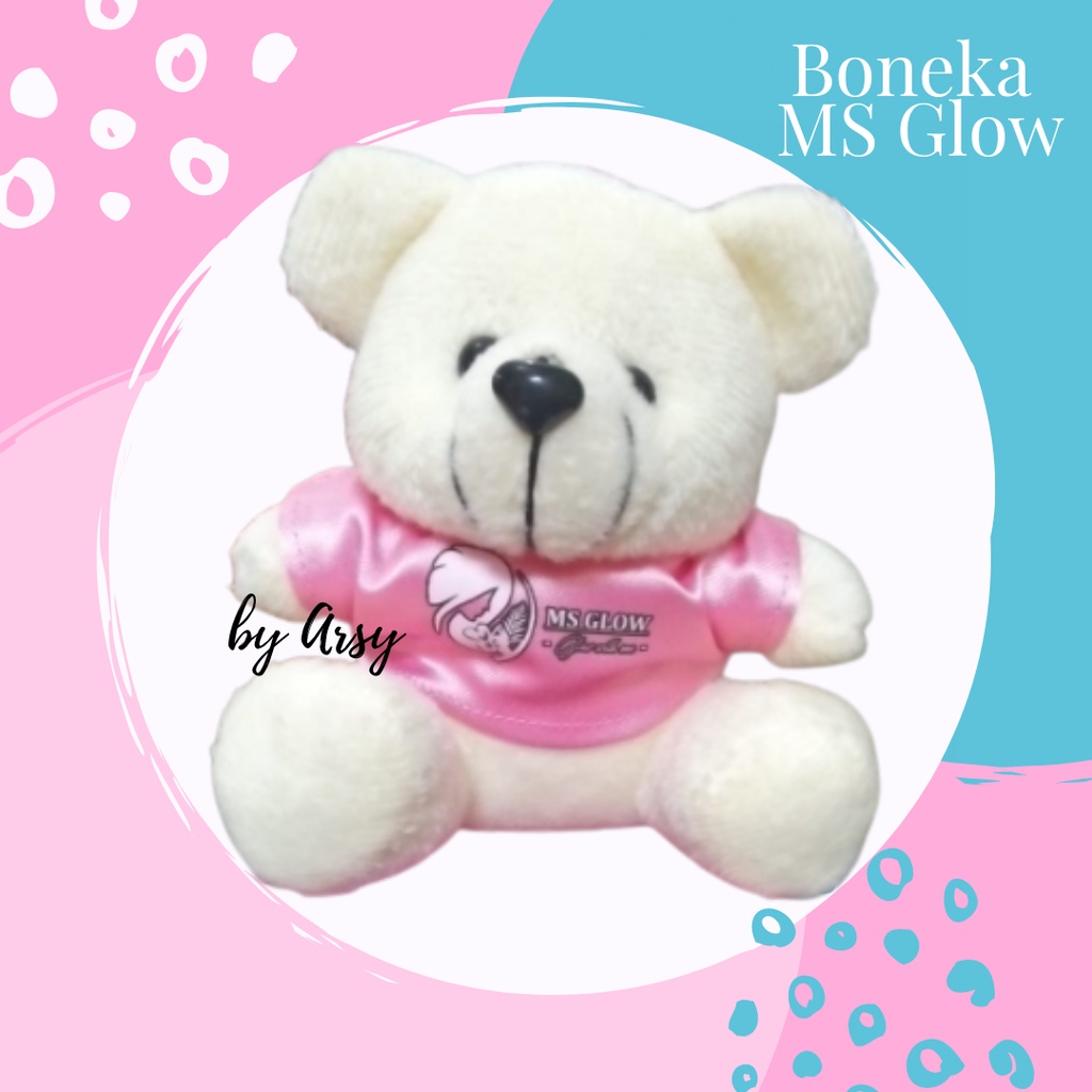 Boneka Gift Souvenir Sovenir Bonus Kaca Cermin Tas Tote bag Totebag Box Make Up Cust Customer MS GLO