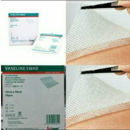 lomatul 10cm x 10cm / Vaseline swab 10cm x 10cm / Kasa Steril / Kasa penutup Luka / kasa hidrofil