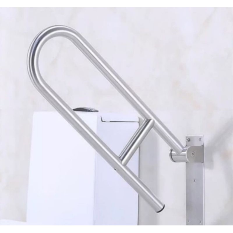 Grab bar Disability safety stainless stell/ Pegangan Lansia toilet / pegangan kamar mandi / Disabel lipat