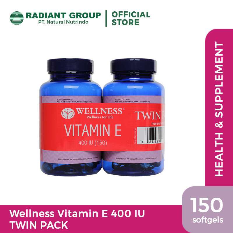 WELLNESS VITAMIN E CAP@150 BOGO Wellness Natural Vitamin E 400 IU 150 BOGO