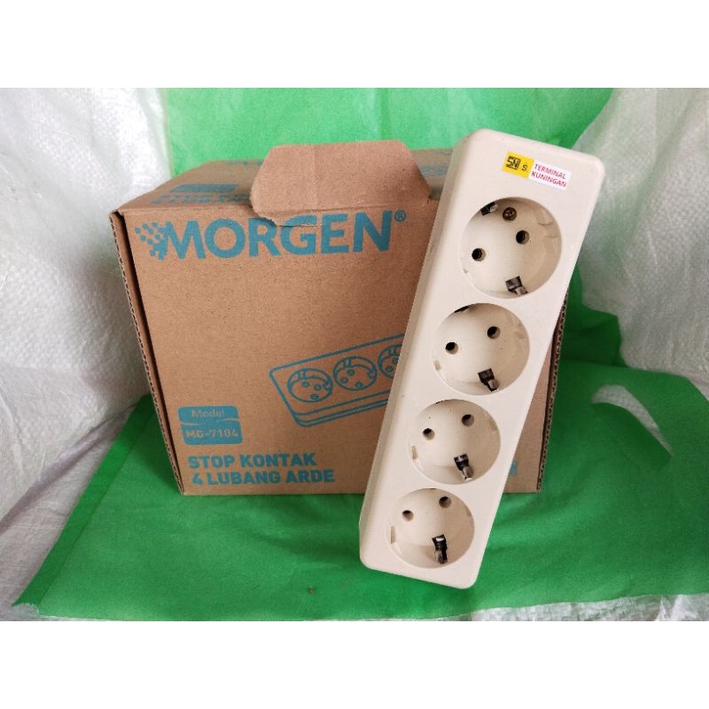 STOP KONTAK ARDE 4 LUBANG MORGEN