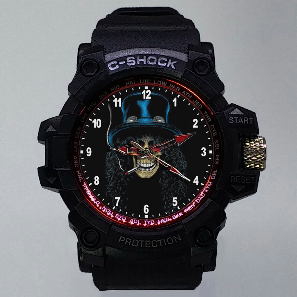 (ISTIMEWA BOSSQUE) JAM TANGAN GUNS N' ROSES LIST MERAH - EXCLUSIVE 9