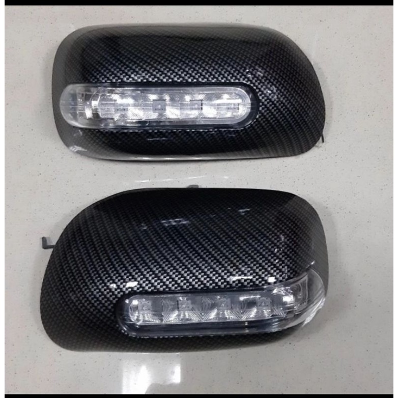 Cover spion mirror cover mobil Avanza new 2004 2005 2006 2007 2008 2009 2010 2011 model ganti carbon