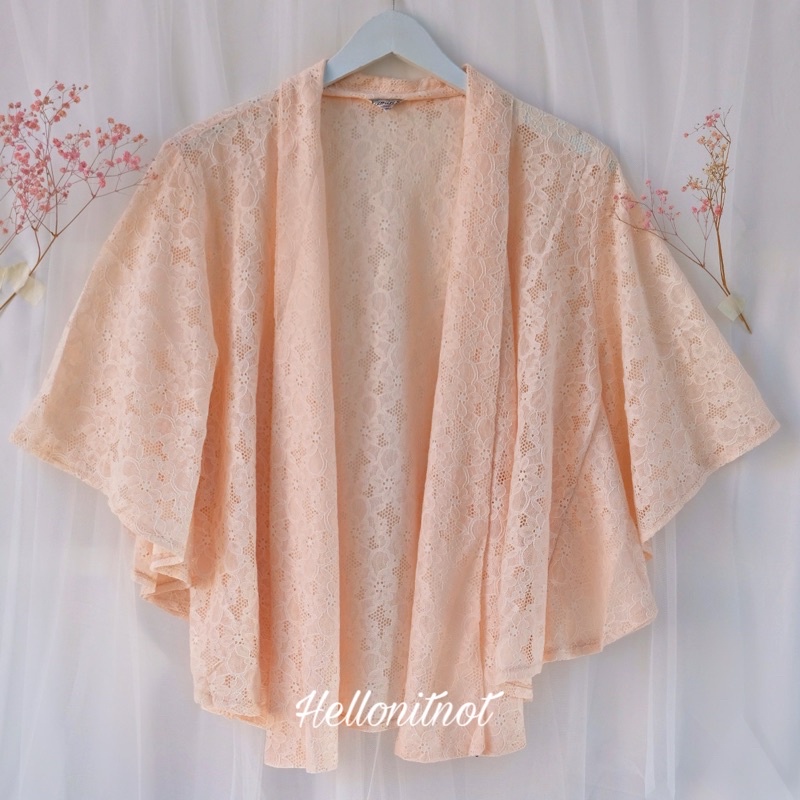 Lace lovely outer top