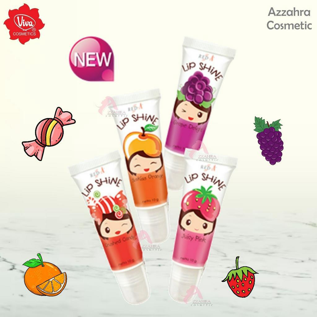 Red-A Lip Shine | 4 Varian Warna