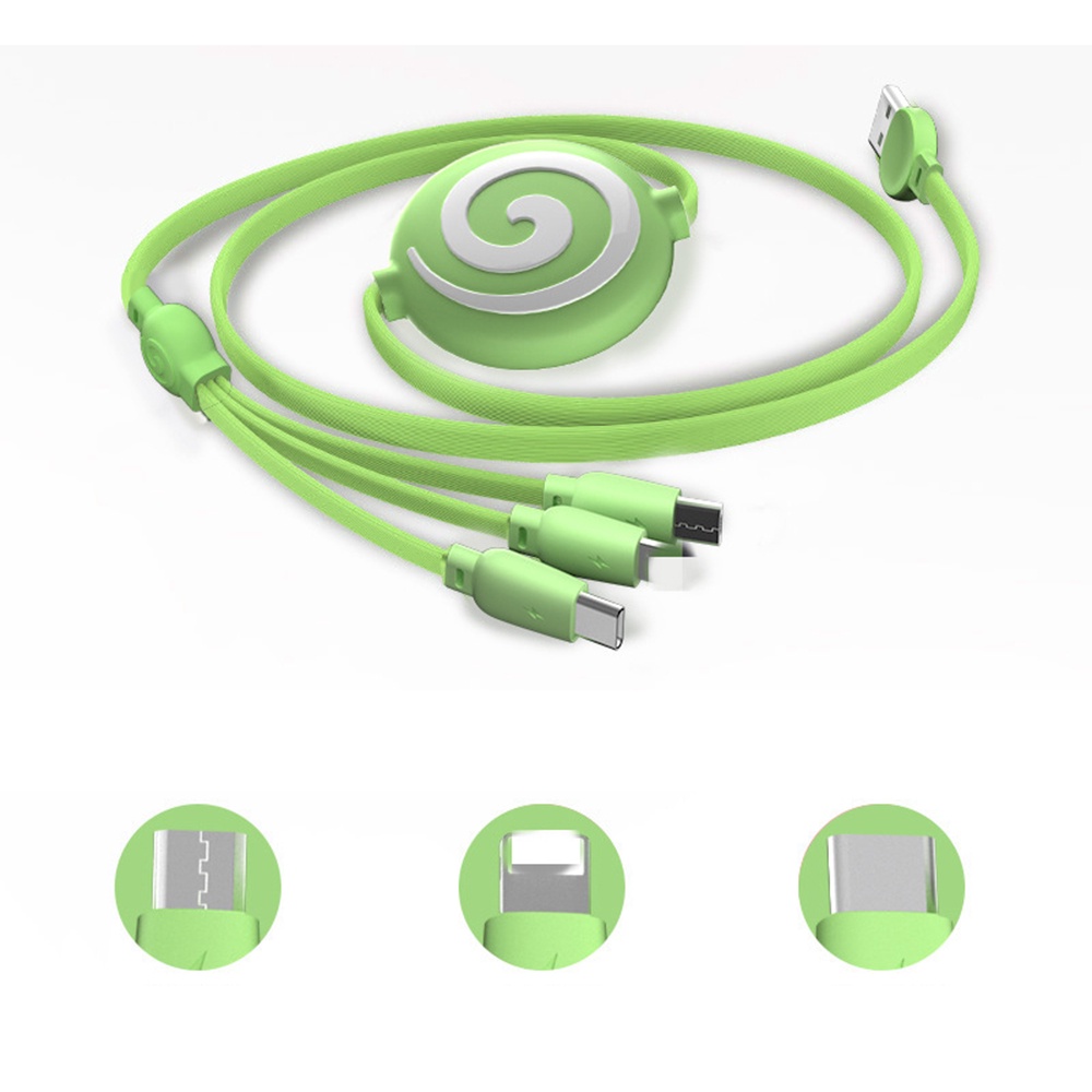 Kabel Data / Charger USB Tipe C Teleskopis Untuk Android