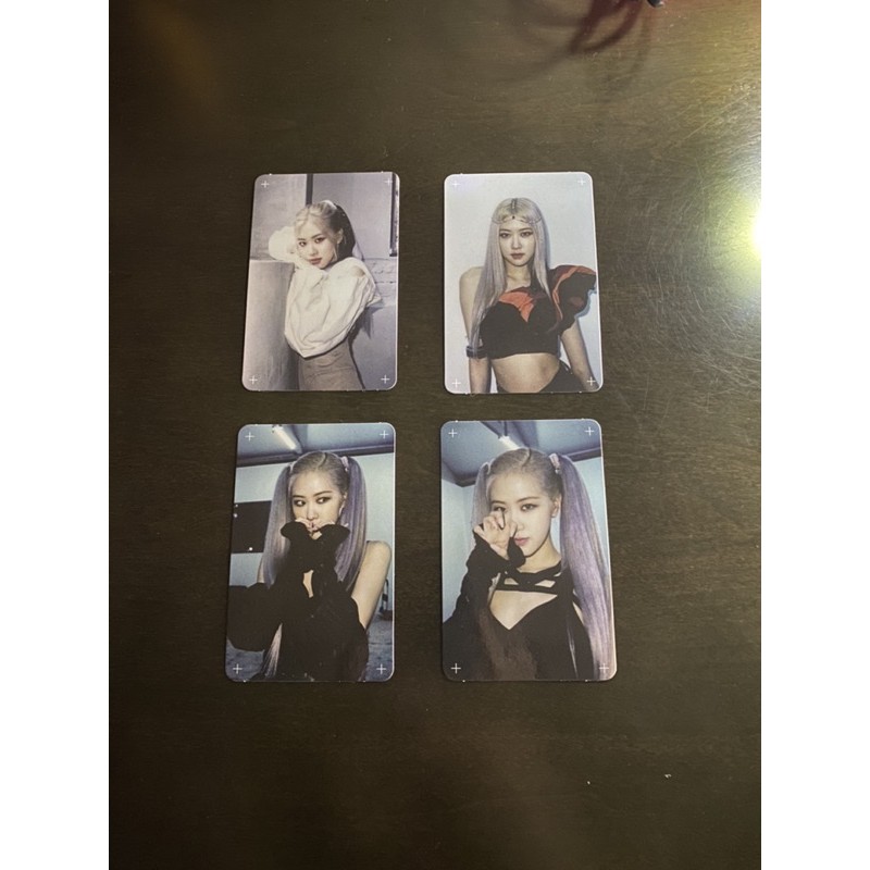 Rose blackpink photocard rosé lisa jisoo jennie how you like that hylt withdrama applemusic benefit