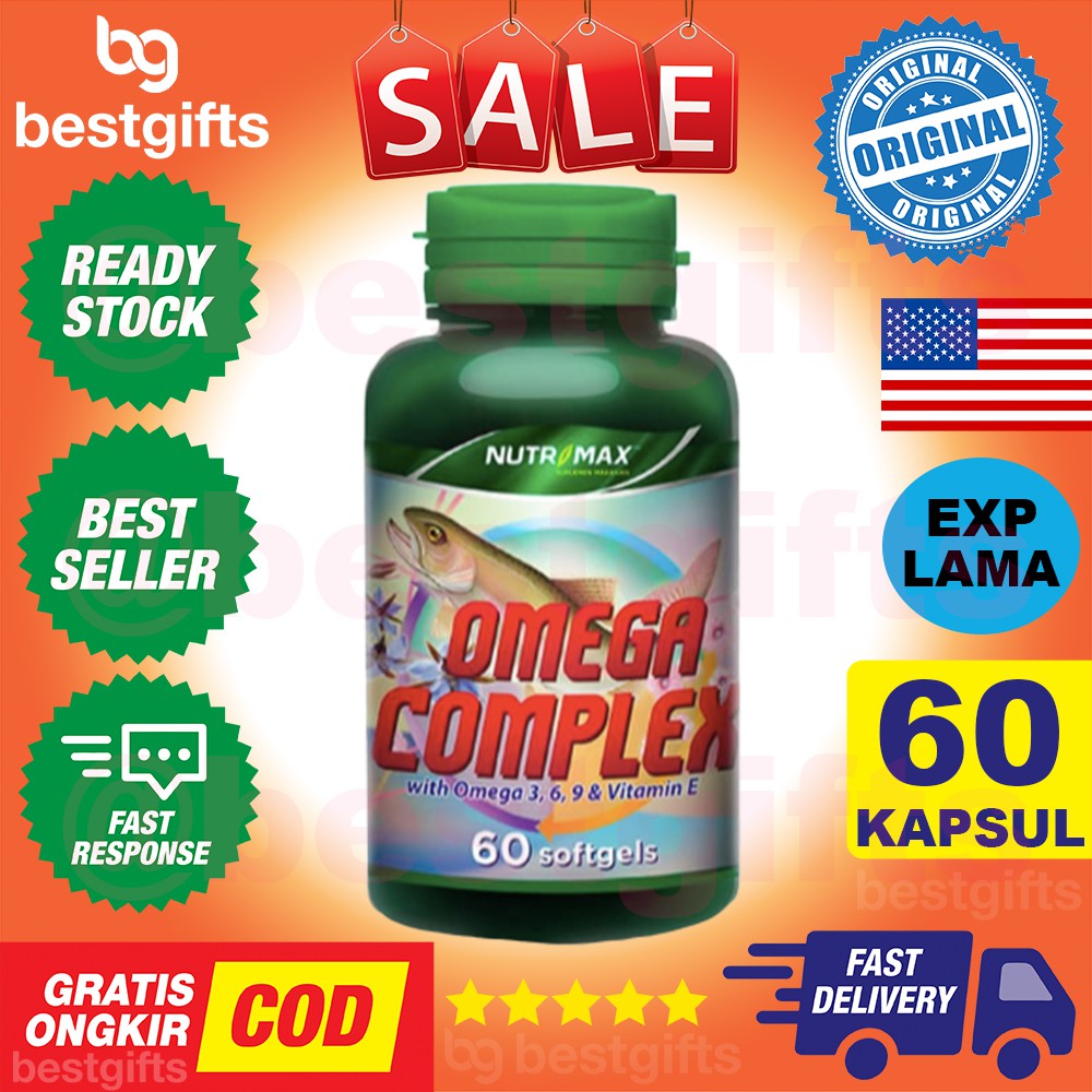 NUTRIMAX OMEGA COMPLEX FISH OIL 3 6 9 60 KAPSUL