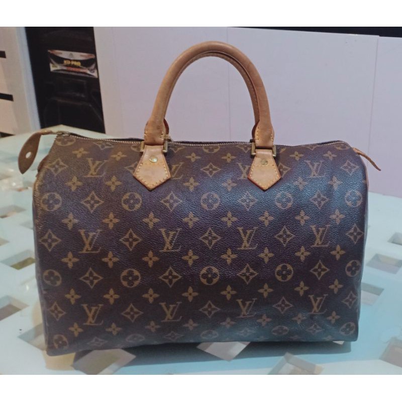 LV SPEEDY 35 MONOGRAM NOSER PRELOVED P35 L19 T24