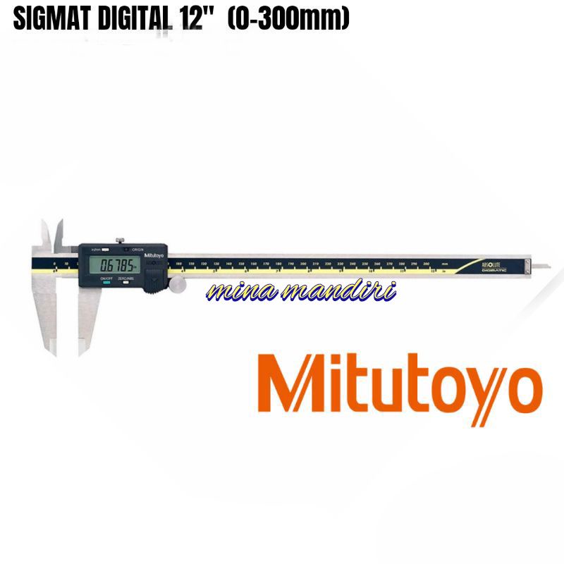Vernier Caliper Digital Mitutoyo 300mm.Sigmat Digital 12" MITUTOYO 300mm