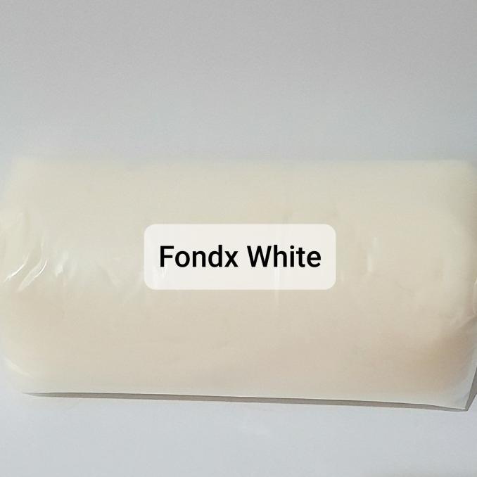 

Fondant Fondx Gula Dekor Hiasan Kue Fondant Putih kemasan 1 kg