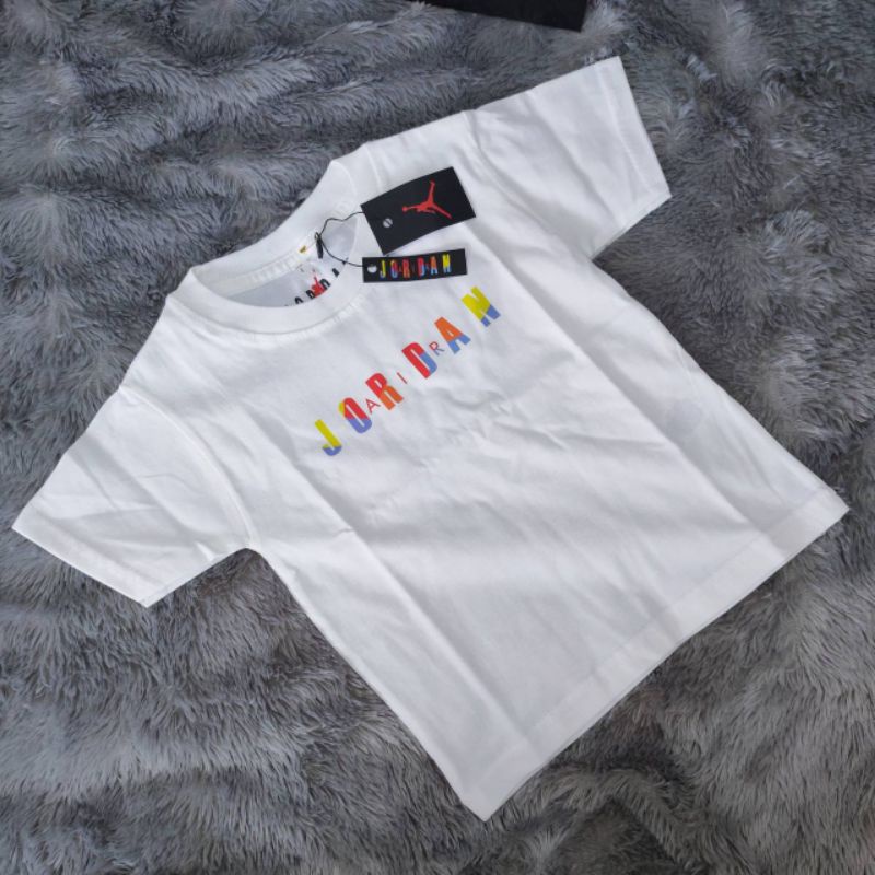 KAOS ANAK JORDAN RAINBOW ANAK LAKI LAKI DAN PEREMPUAN PREMIUM HIGH QUALITY KAOS HYPEBEAST