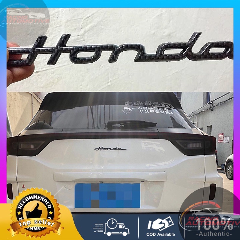 Emblem Honda Latin/Emblem Tulisan Honda/Emblem Honda Klasik / Emblem Honda Sambung