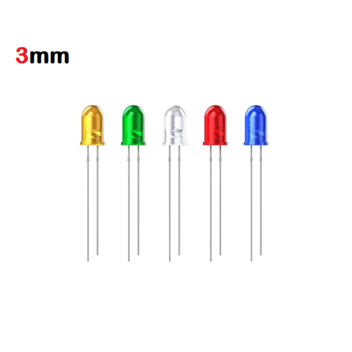 LED 3mm Lampu LED 3 mm