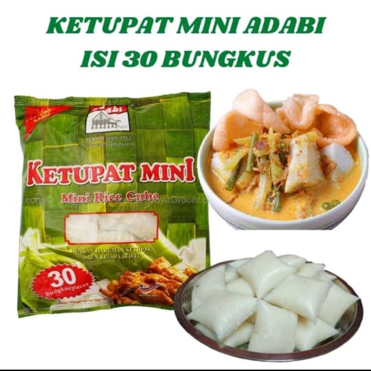 

KETUPAT MINI ADABI ISI 30 BUNGKUS X 20 GR