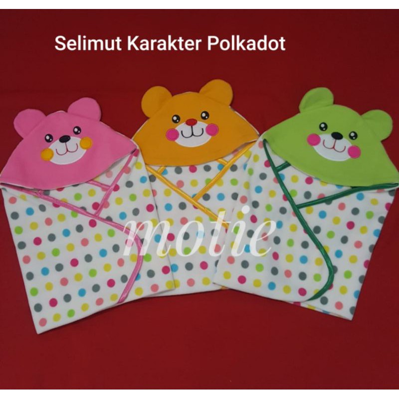 SELIMUT BAYI KARAKTER LUCU / SELIMUT BAYI BOBOKO TERLARIS