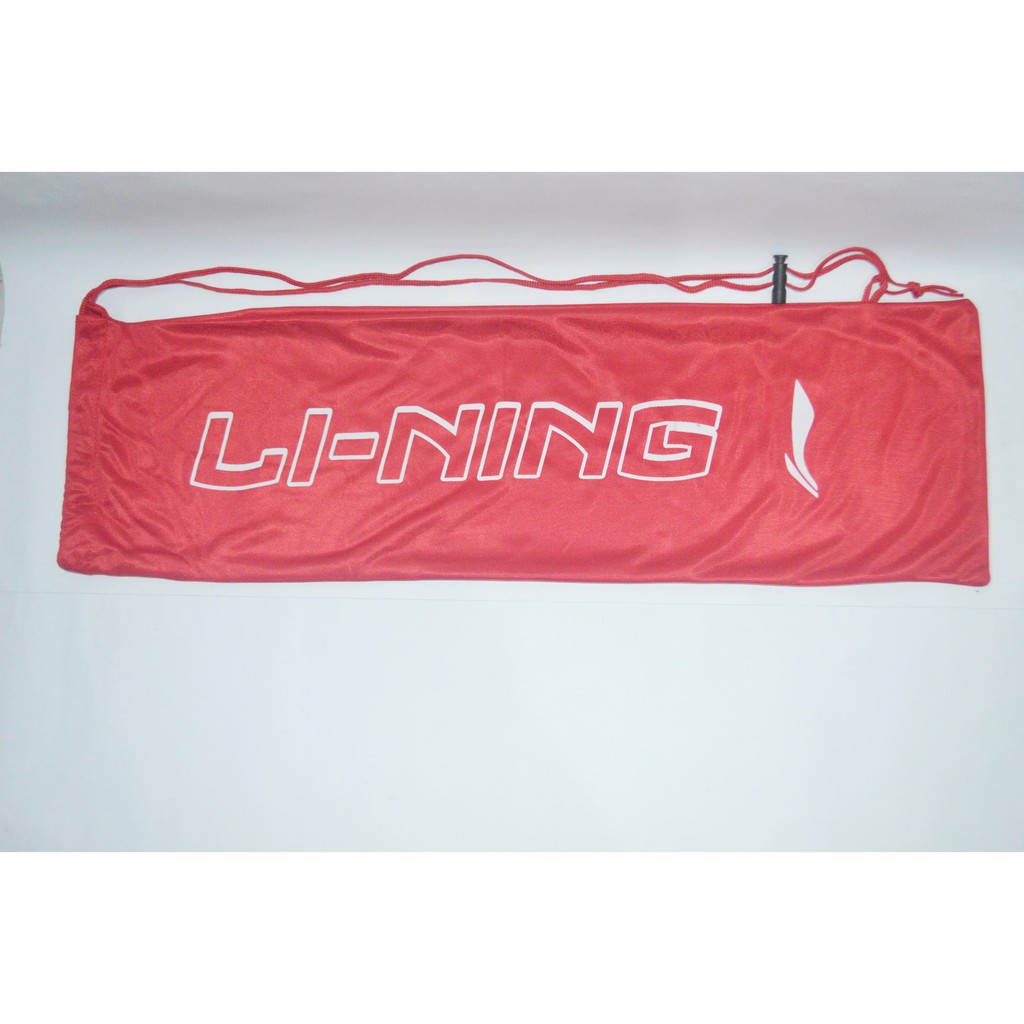 Tas LINING Cover Kain Serut Raket Badminton | Sarung Selempang Raket Bulutangkis Original