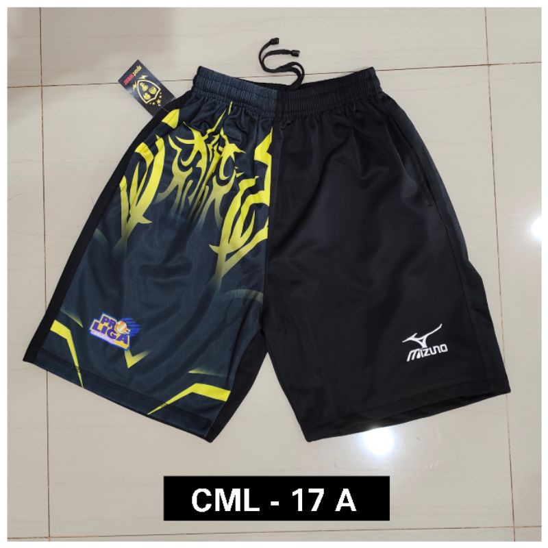 Celana voli Mizuno pro liga celana pria kolor pria olahraga bahan bahan tebal