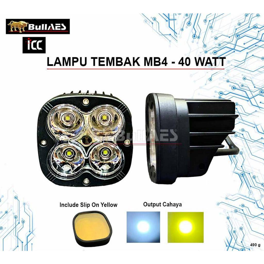 LAMPU TEMBAK 4 MATA 40 WATT MB4 I Cree Work Light 4 Mata MB4 V2321