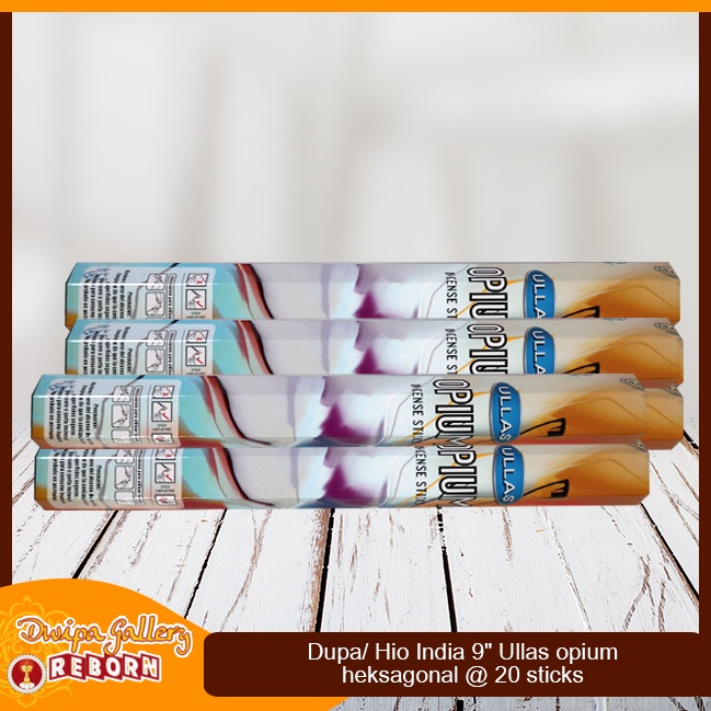 Dupa Hio India Wangi Opium Ullas hexagon 1 box 6pcs @20 sticks