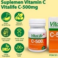 Vita Life C500 mg isi 30 kapsul multivitamin, exp 2024