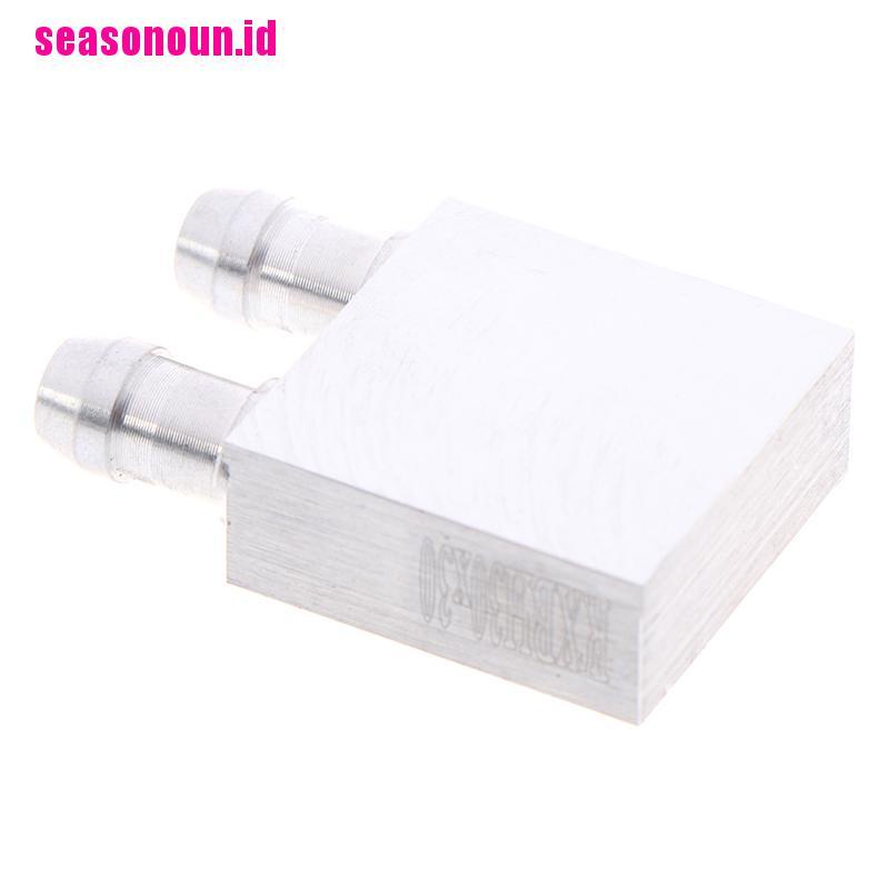 【seasonoun】Aluminium Water Cooling Heatsink Block Waterblock Liquid Cooler For