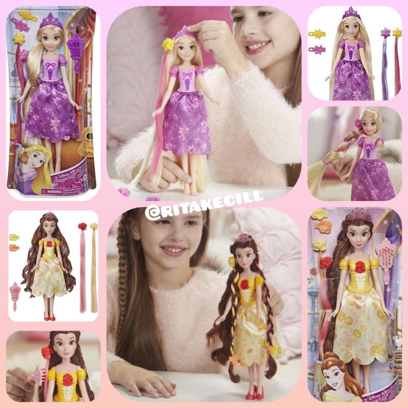 Boneka Rapunzel Belle Disney Princess Hair Creation Rapunzel Belle Boneka Rapunzel Belle