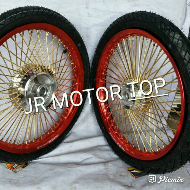 Velg jari jari 1000 full set Ama ban motor Vixion Jupiter MX RX king Jupiter Z1