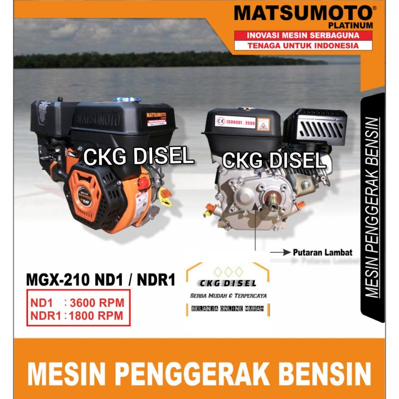 Engine Mesin Penggerak Gasoline Engine MATSUMOTO (MGX-210)