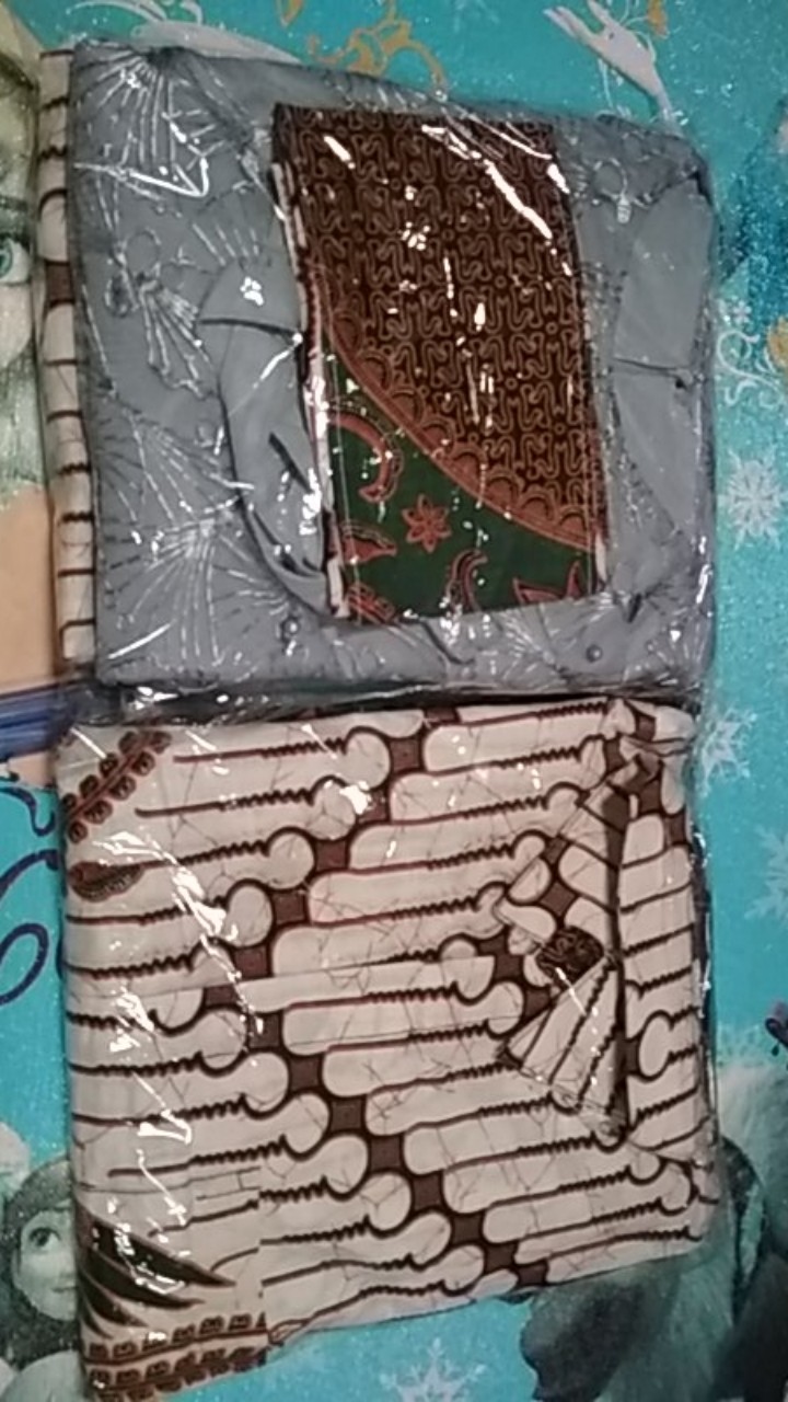 ( Ori 4 Varian Warna + Tile Premium) Couple Batik Mika Parang Nirmala