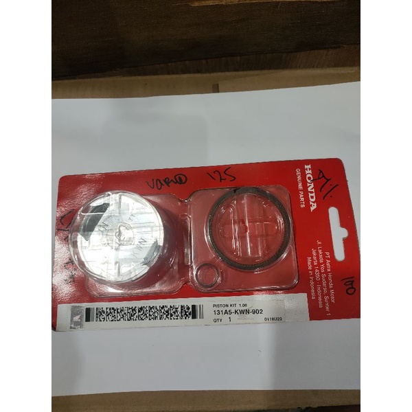 PISTON KIT Size 75 ASSY KWN ORIGINAL HONDA VARIO 125 Fi