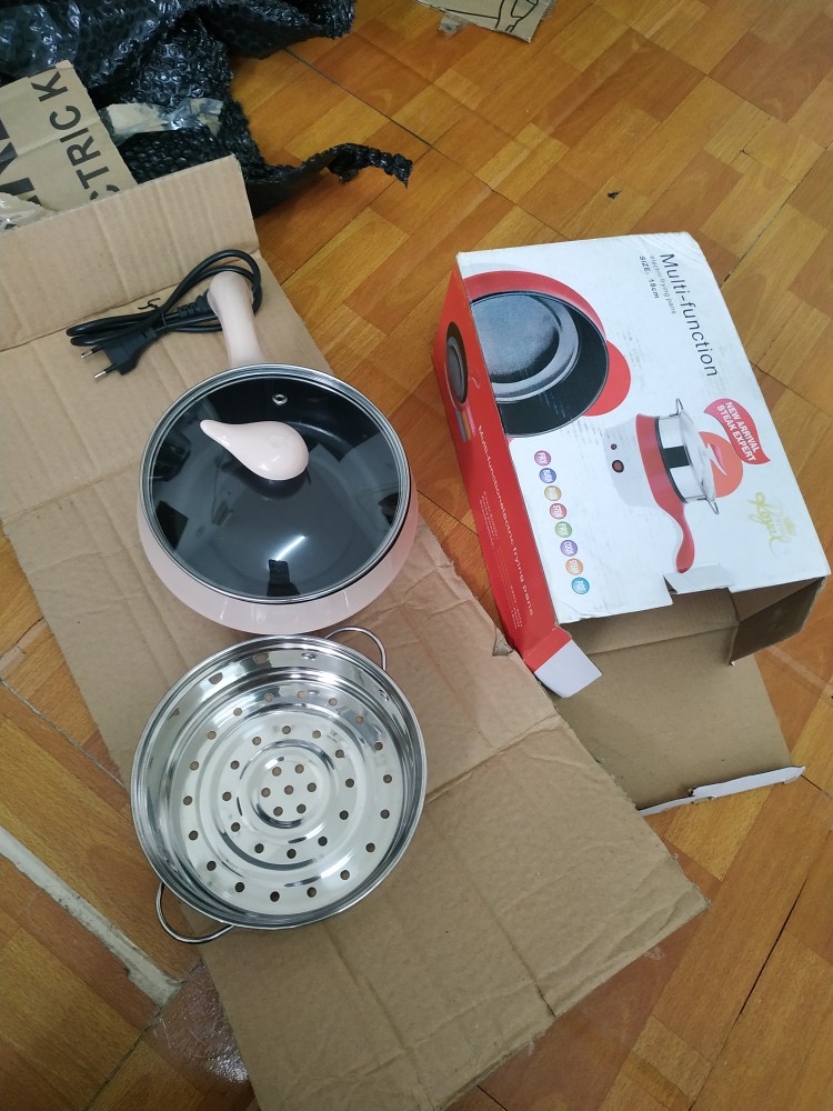 Panci Elektrik Set Kukusan Serbaguna Multi Fungsi Pancii Listrik Serbaguna Plus Kukusan Import Multi