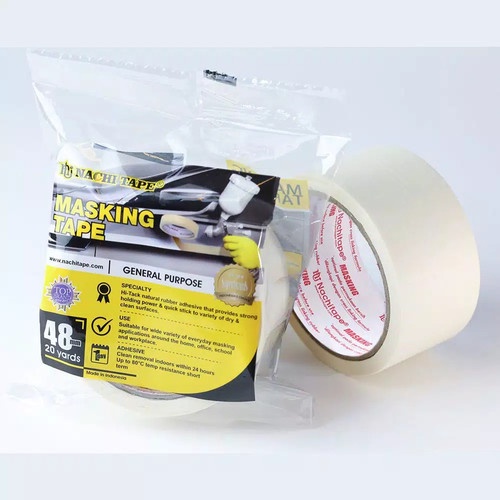 

Masking Tape/Isolasi Lakban Kertas Nachi 48 mm x 20 Yard 2 inch