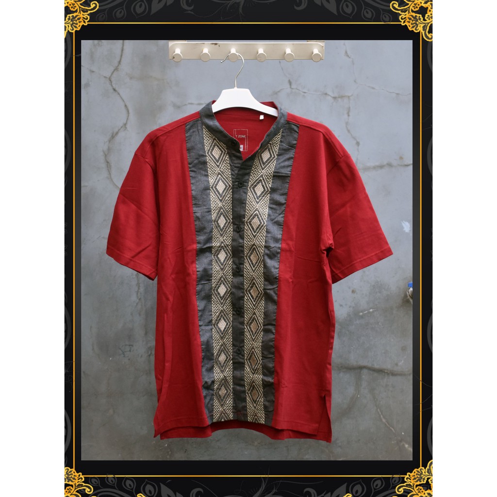 Baju Koko Pria Muslim Dewasa details | Nevada | Cole | American Jeans | T-Zone