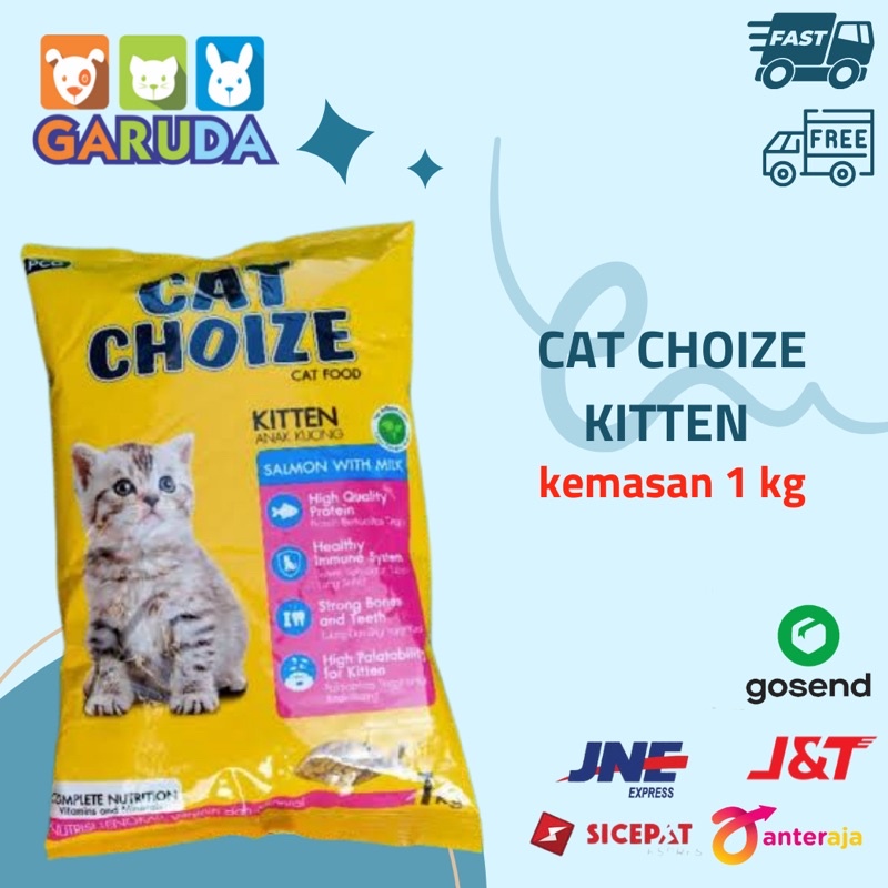 CAT CHOIZE KITTEN KEMASAN 1 Kg KUNING