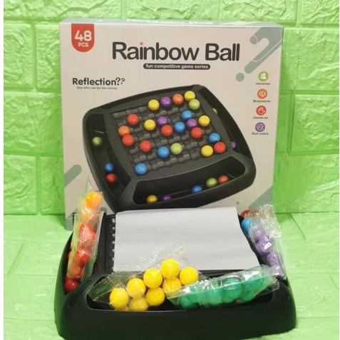 Rainbow Ball Mainan Anak Mengasah Otak Elimination Game Chess