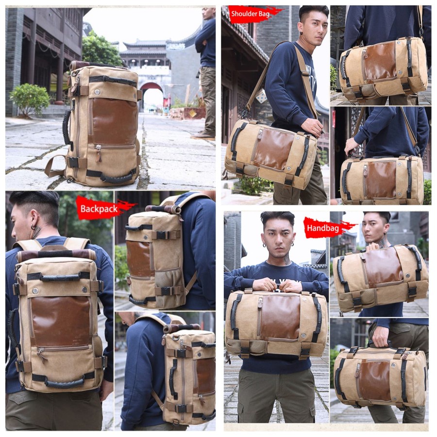 Tas Ransel Duffel Backpack Camping Travel || KAKA - 0208