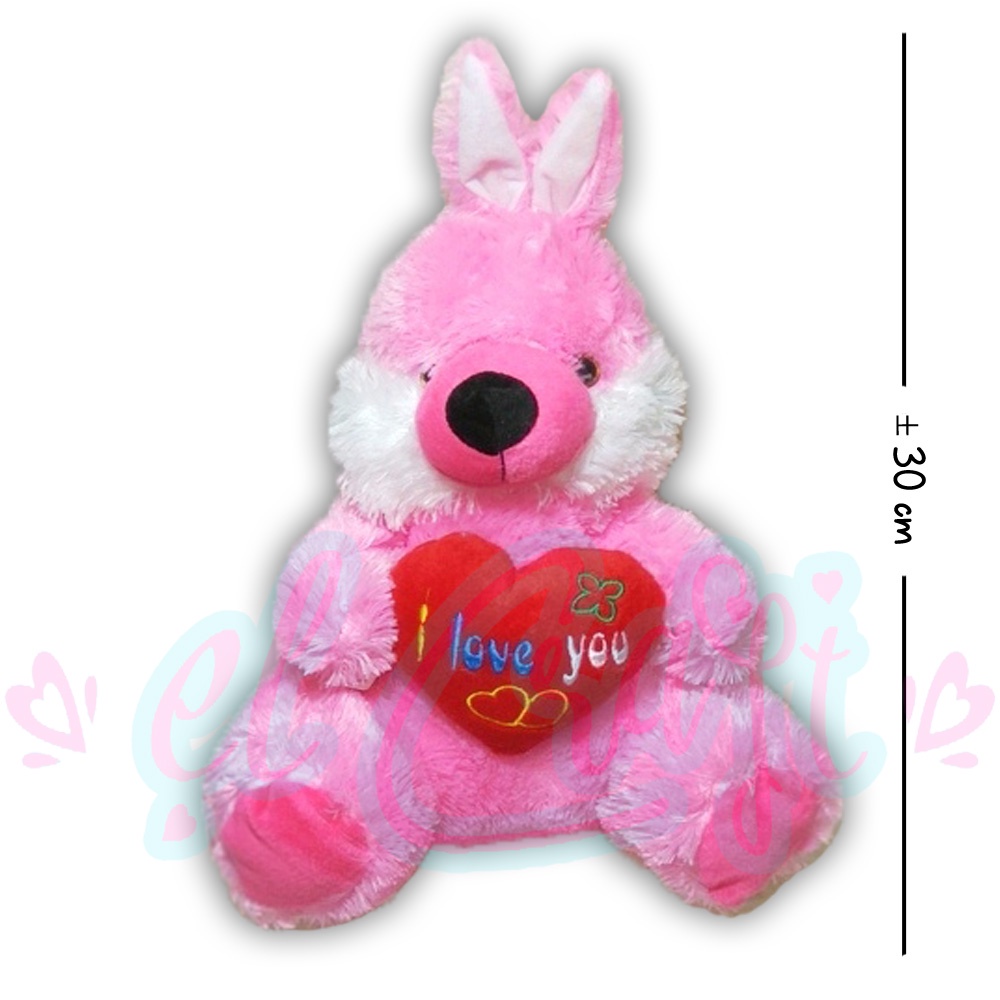 Boneka Kelinci Pink Love