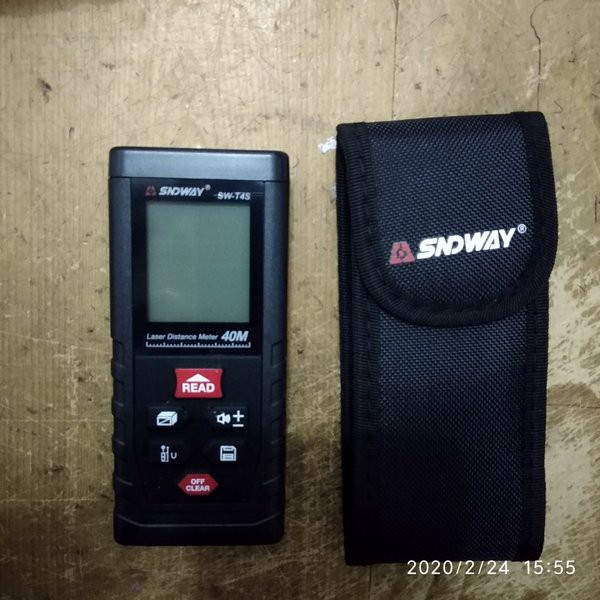 Alat  pengukur jarak HT40 40m laser distance meter meteran