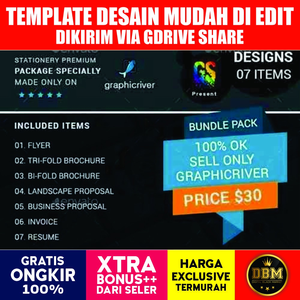 Corporate Mega Branding Bundle - Photoshop &amp; Illustrator - Business Branding
