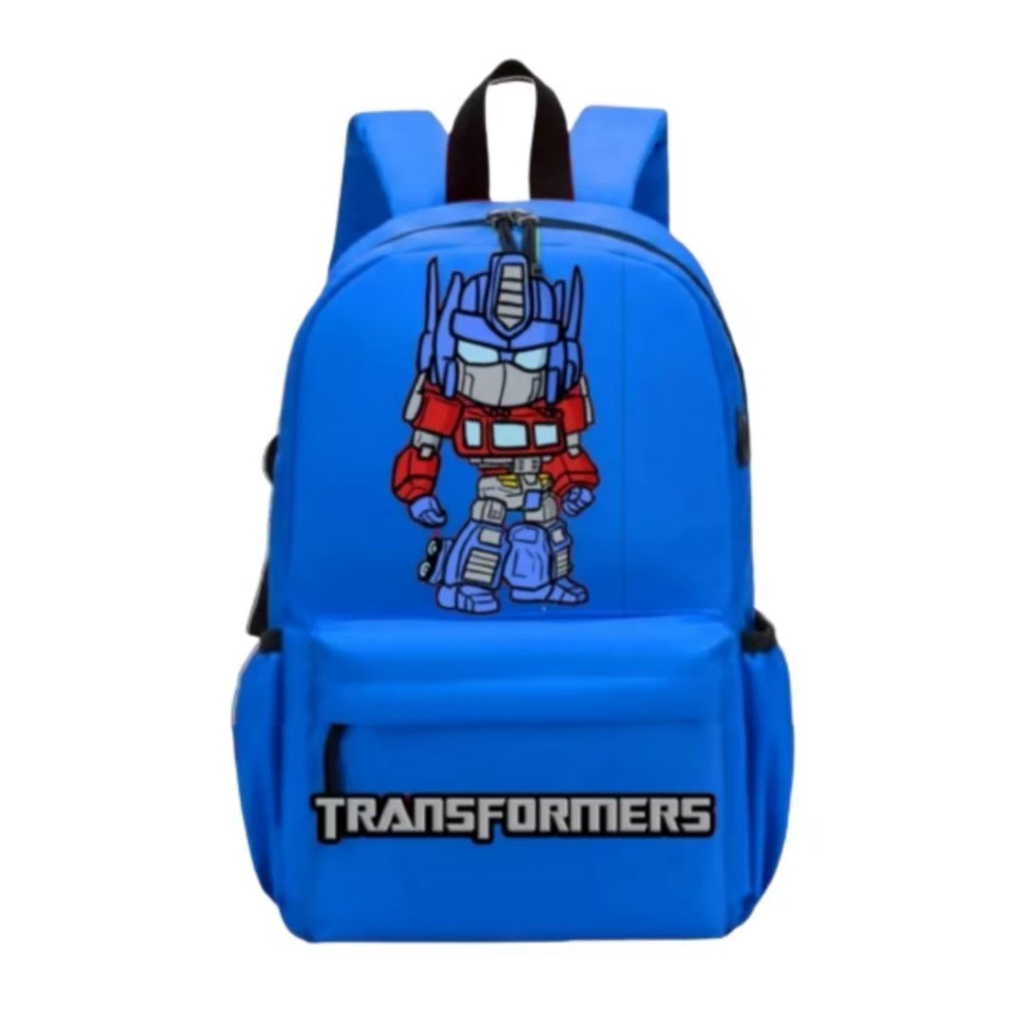 Backpack School Children Ransel Anak sekolah Karakter Robot TRANSFORMER 4893 BISA COD