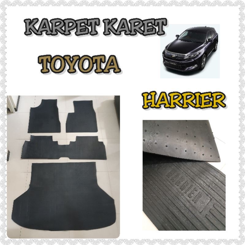 karpet mobil toyota harrier full set