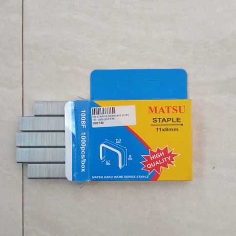 

ISI STAPLER / ANAK STAPLES HEKTER TEMBAK / REFILL STAPLER STAPLES / REFILL AIR STAPLER MATSU