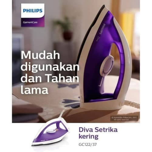 Setrika Dry Iron Philips GC 122