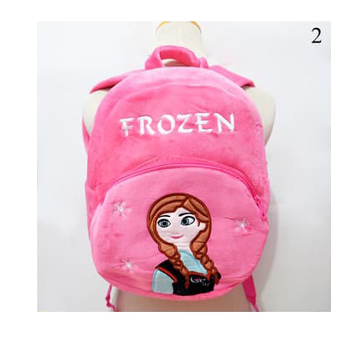 Tas Ransel boneka elsa anna frozen tas sekolah anak paud baby kids souvenir kado backpack